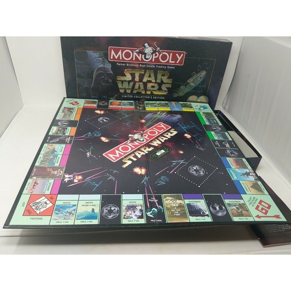 Monopoly Star Wars Limited Edition 90s Board Game‎ Money Cards Box Replacement - Picture 2 of 7
